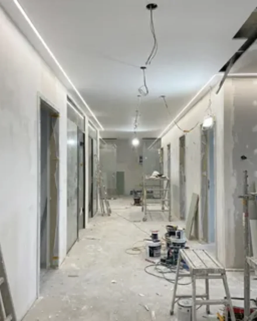 Flur Innenausbau — vorher